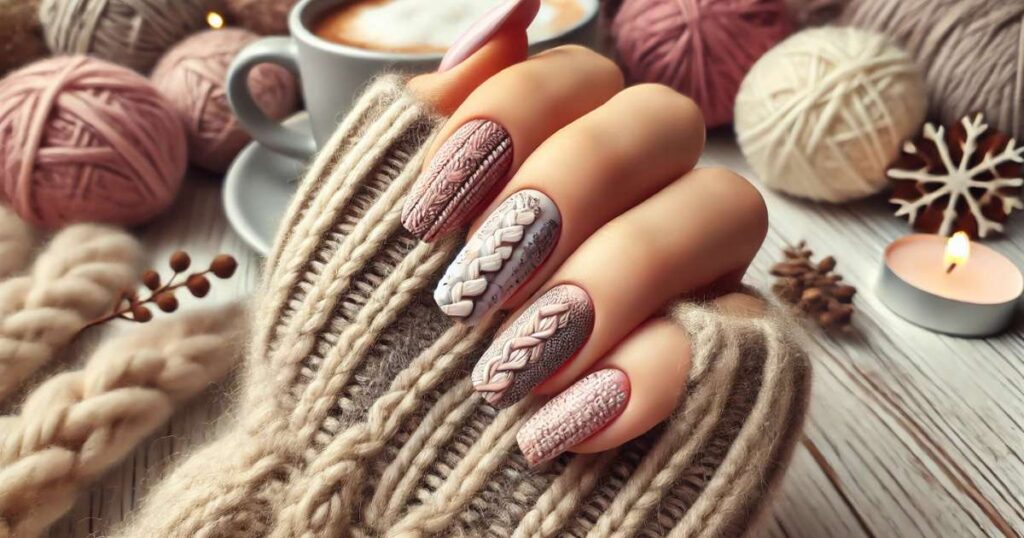 Cozy Sweater Nails