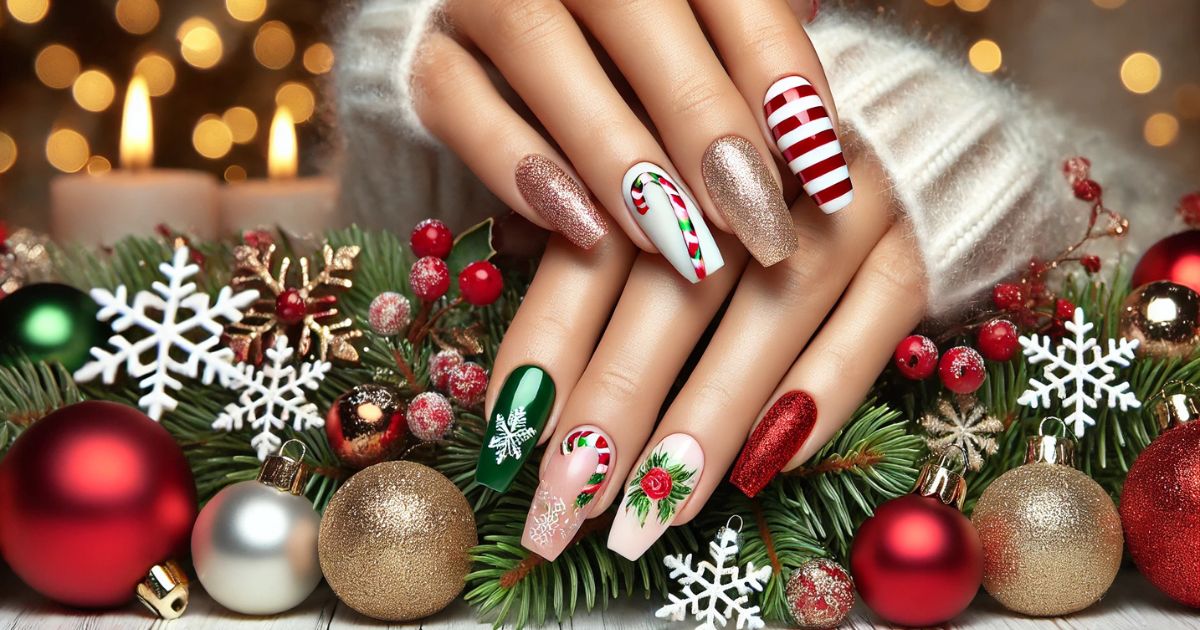 Get Festive with These Elegant Christmas Nail Designs