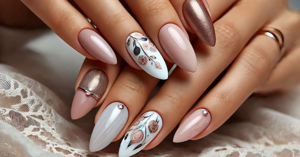 10 Trendy December Almond Nail Designs